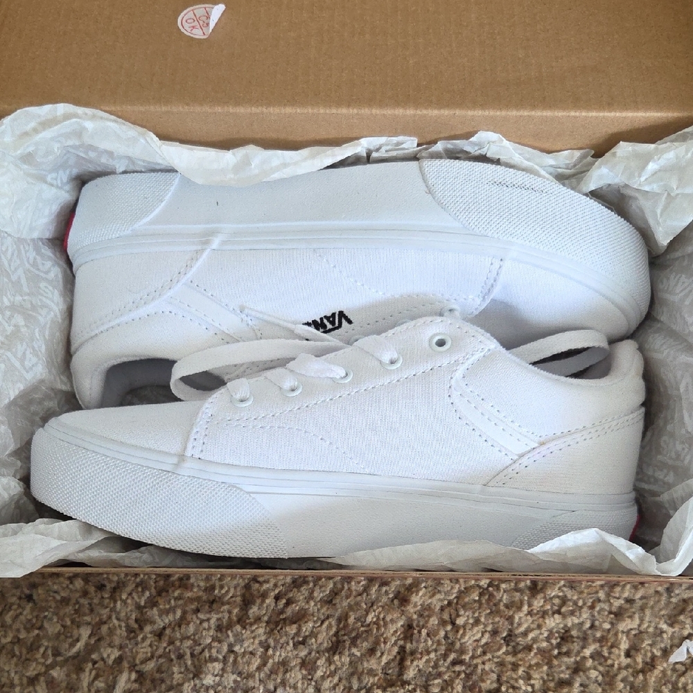 Vans Kids White Sneakers